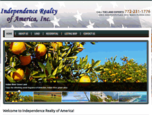 Tablet Screenshot of independencerealty.com